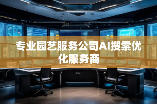 專業(yè)園藝服務公司AI搜索優(yōu)化服務商