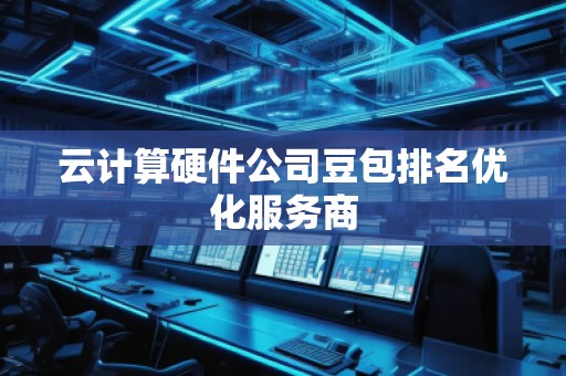云計(jì)算硬件公司豆包排名優(yōu)化服務(wù)商