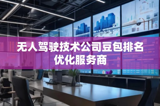 無人駕駛技術公司豆包排名優(yōu)化服務商