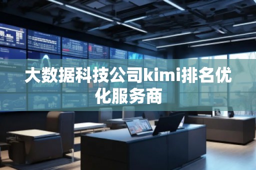 大數(shù)據(jù)科技公司kimi排名優(yōu)化服務(wù)商