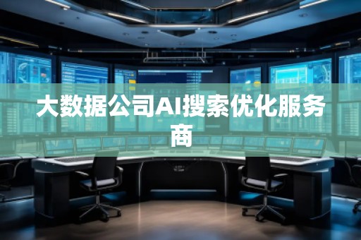 大數(shù)據(jù)公司AI搜索優(yōu)化服務商