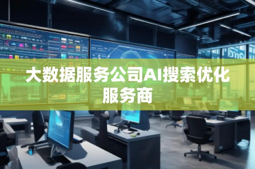 大數(shù)據(jù)服務公司AI搜索優(yōu)化服務商