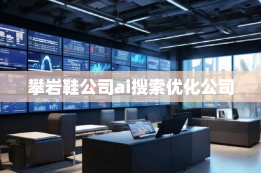 攀巖鞋公司ai搜索優(yōu)化公司