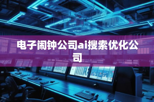 電子鬧鐘公司ai搜索優(yōu)化公司 電子鬧鐘公司ai搜索優(yōu)化公司