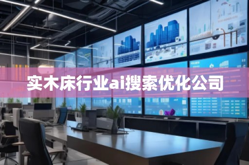 實(shí)木床行業(yè)ai搜索優(yōu)化公司