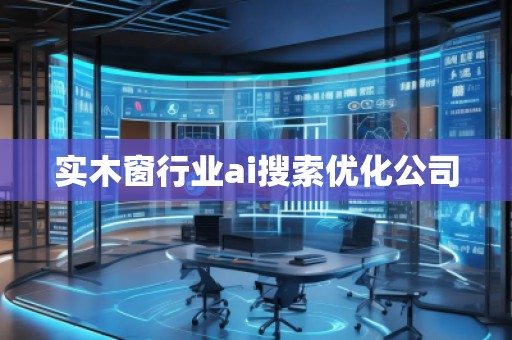 實(shí)木窗行業(yè)ai搜索優(yōu)化公司