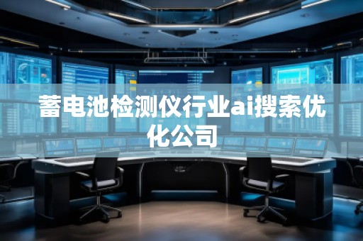蓄電池檢測(cè)儀行業(yè)ai搜索優(yōu)化公司