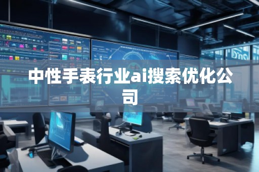 中性手表行業(yè)ai搜索優(yōu)化公司