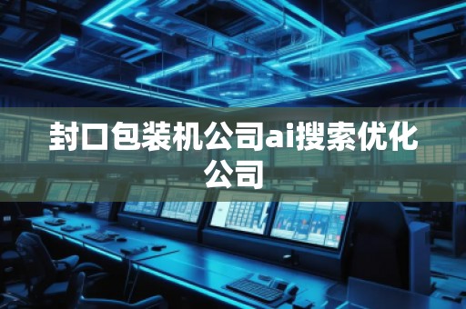 封口包裝機公司ai搜索優(yōu)化公司