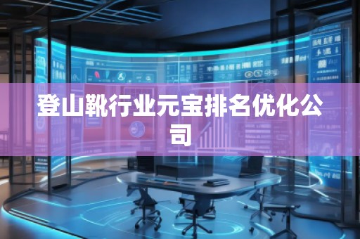登山靴行業(yè)元寶排名優(yōu)化公司