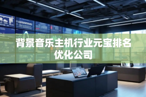 背景音樂主機(jī)行業(yè)元寶排名優(yōu)化公司