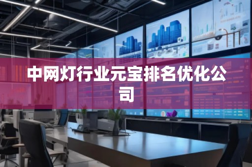 中網(wǎng)燈行業(yè)元寶排名優(yōu)化公司