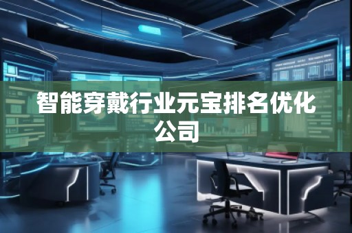 智能穿戴行業(yè)元寶排名優(yōu)化公司