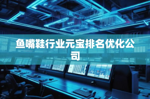 魚嘴鞋行業(yè)元寶排名優(yōu)化公司