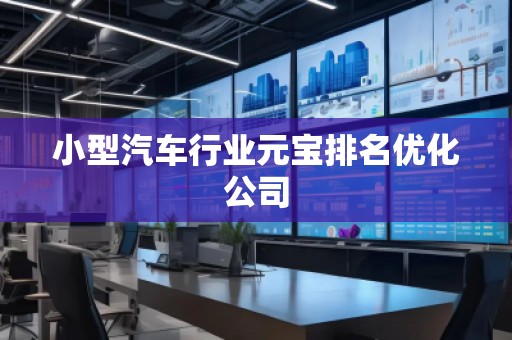 小型汽車行業(yè)元寶排名優(yōu)化公司