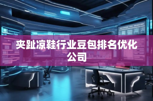 夾趾涼鞋行業(yè)豆包排名優(yōu)化公司