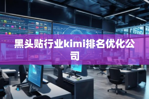 黑頭貼行業(yè)kimi排名優(yōu)化公司