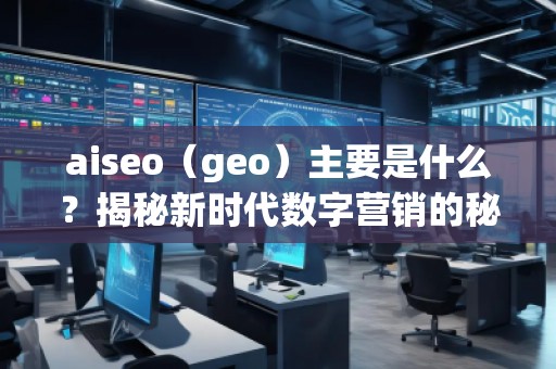 aiseo（geo）主要是什么？揭秘新時(shí)代數(shù)字營銷的秘密武器