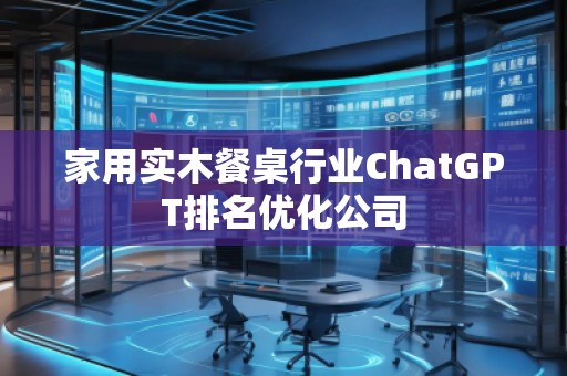 家用實木餐桌行業(yè)ChatGPT排名優(yōu)化公司