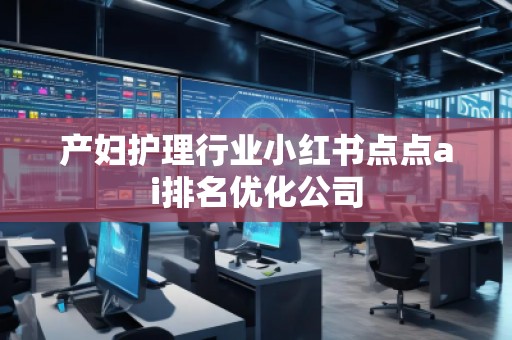 產(chǎn)婦護(hù)理行業(yè)小紅書點(diǎn)點(diǎn)ai排名優(yōu)化公司