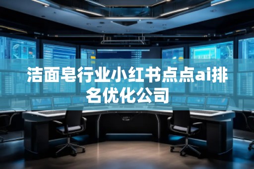潔面皂行業(yè)小紅書點點ai排名優(yōu)化公司