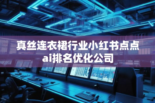 真絲連衣裙行業(yè)小紅書點點ai排名優(yōu)化公司