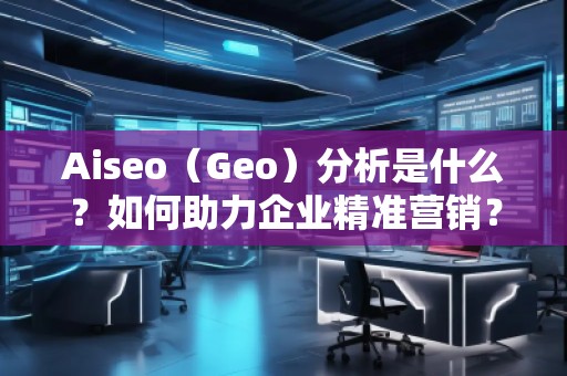 Aiseo（Geo）分析是什么？如何助力企業(yè)精準(zhǔn)營銷？