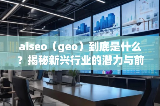aiseo（geo）到底是什么？揭秘新興行業(yè)的潛力與前景