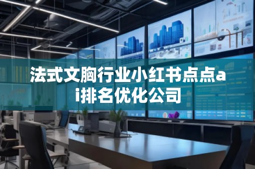 法式文胸行業(yè)小紅書點點ai排名優(yōu)化公司