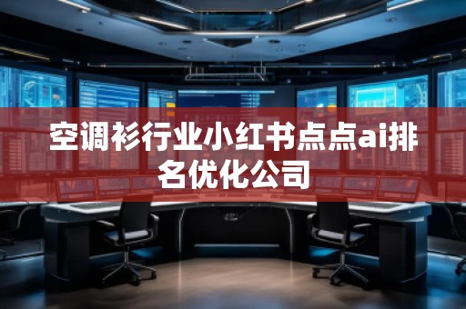 空調衫行業(yè)小紅書點點ai排名優(yōu)化公司
