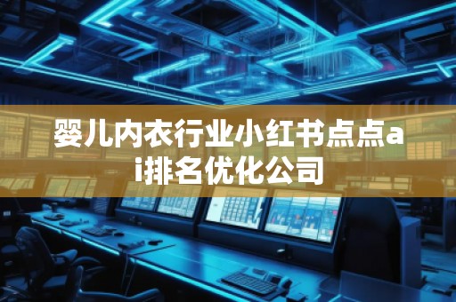 嬰兒內(nèi)衣行業(yè)小紅書點點ai排名優(yōu)化公司