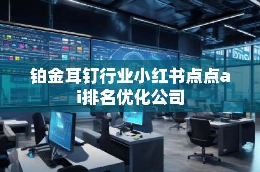 鉑金耳釘行業(yè)小紅書(shū)點(diǎn)點(diǎn)ai排名優(yōu)化公司