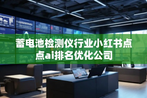 蓄電池檢測(cè)儀行業(yè)小紅書(shū)點(diǎn)點(diǎn)ai排名優(yōu)化公司