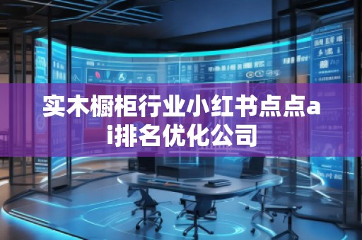實(shí)木櫥柜行業(yè)小紅書(shū)點(diǎn)點(diǎn)ai排名優(yōu)化公司