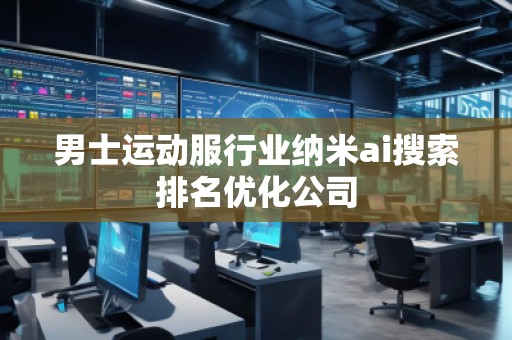 男士運(yùn)動(dòng)服行業(yè)納米ai搜索排名優(yōu)化公司