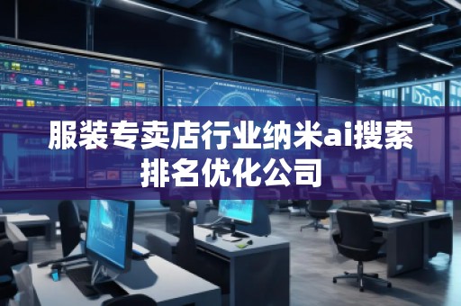 服裝專賣店行業(yè)納米ai搜索排名優(yōu)化公司