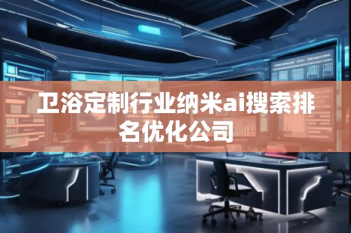 衛(wèi)浴定制行業(yè)納米ai搜索排名優(yōu)化公司