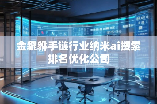 金貔貅手鏈行業(yè)納米ai搜索排名優(yōu)化公司
