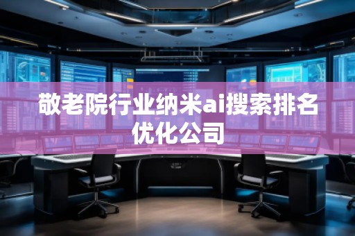 敬老院行業(yè)納米ai搜索排名優(yōu)化公司