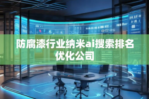 防腐漆行業(yè)納米ai搜索排名優(yōu)化公司