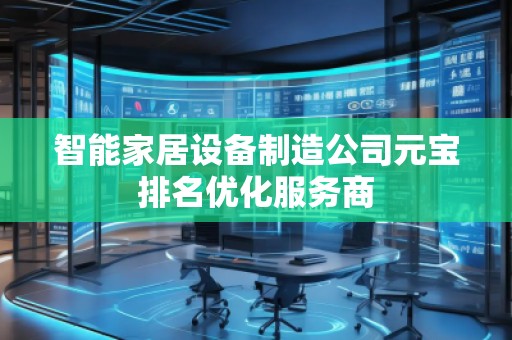 智能家居設(shè)備制造公司元寶排名優(yōu)化服務(wù)商