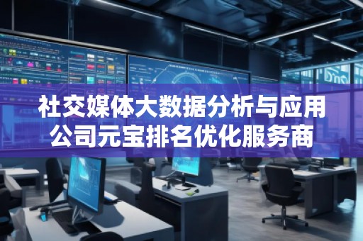 社交媒體大數(shù)據(jù)分析與應(yīng)用公司元寶排名優(yōu)化服務(wù)商