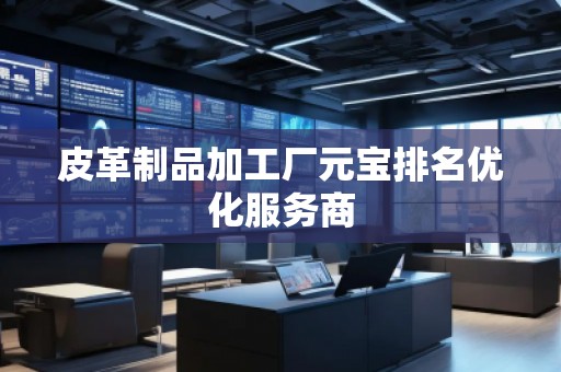 皮革制品加工廠元寶排名優(yōu)化服務商