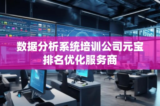 數(shù)據(jù)分析系統(tǒng)培訓(xùn)公司元寶排名優(yōu)化服務(wù)商